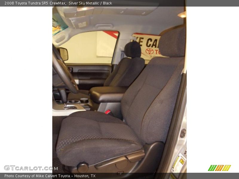 Silver Sky Metallic / Black 2008 Toyota Tundra SR5 CrewMax