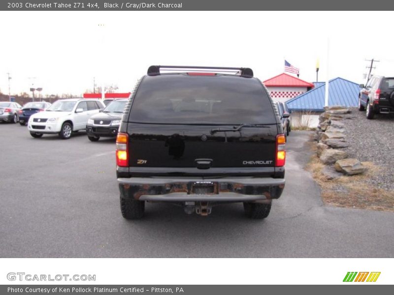 Black / Gray/Dark Charcoal 2003 Chevrolet Tahoe Z71 4x4