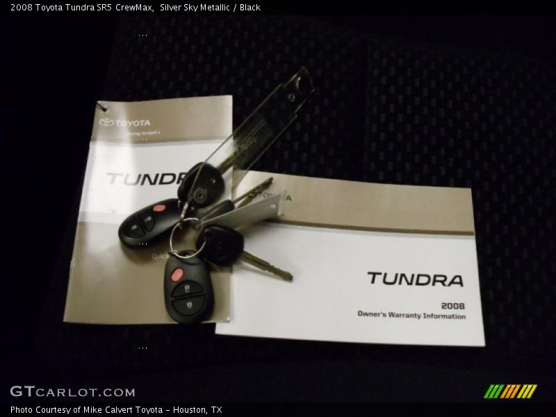 Silver Sky Metallic / Black 2008 Toyota Tundra SR5 CrewMax