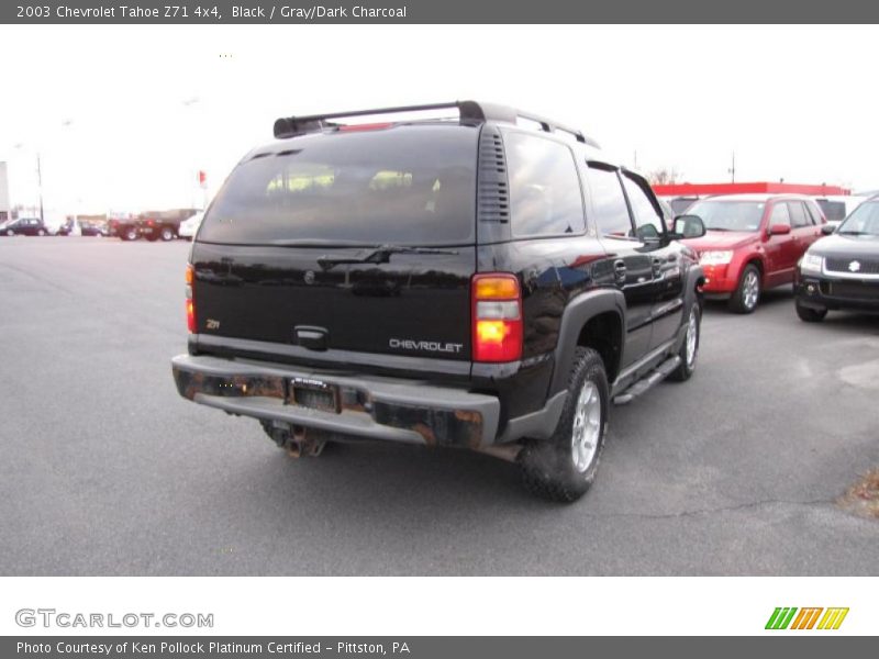 Black / Gray/Dark Charcoal 2003 Chevrolet Tahoe Z71 4x4