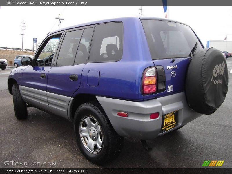 Royal Sapphire Pearl / Gray 2000 Toyota RAV4