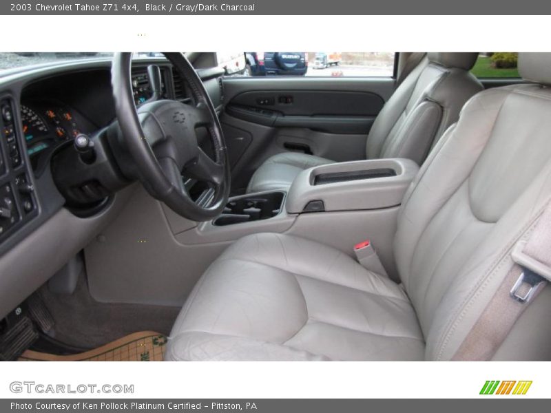 Black / Gray/Dark Charcoal 2003 Chevrolet Tahoe Z71 4x4