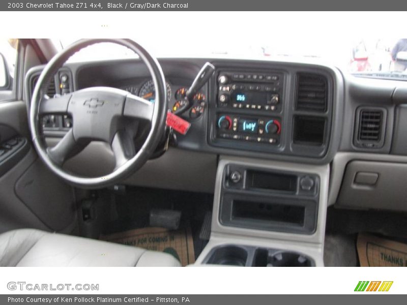 Black / Gray/Dark Charcoal 2003 Chevrolet Tahoe Z71 4x4