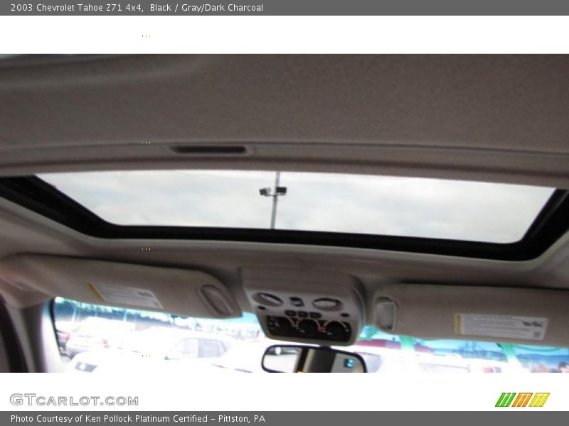 Black / Gray/Dark Charcoal 2003 Chevrolet Tahoe Z71 4x4