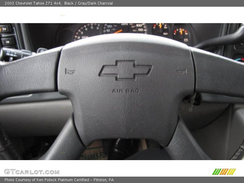 Black / Gray/Dark Charcoal 2003 Chevrolet Tahoe Z71 4x4