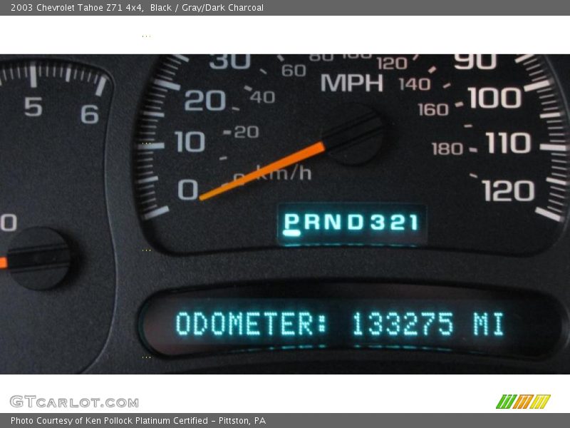 Black / Gray/Dark Charcoal 2003 Chevrolet Tahoe Z71 4x4