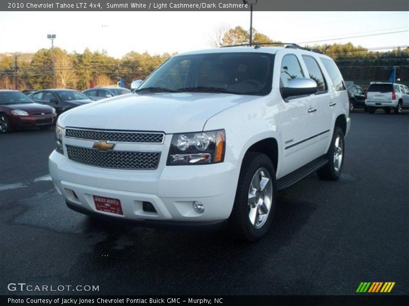 Summit White / Light Cashmere/Dark Cashmere 2010 Chevrolet Tahoe LTZ 4x4