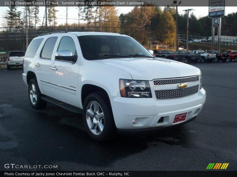 Summit White / Light Cashmere/Dark Cashmere 2010 Chevrolet Tahoe LTZ 4x4