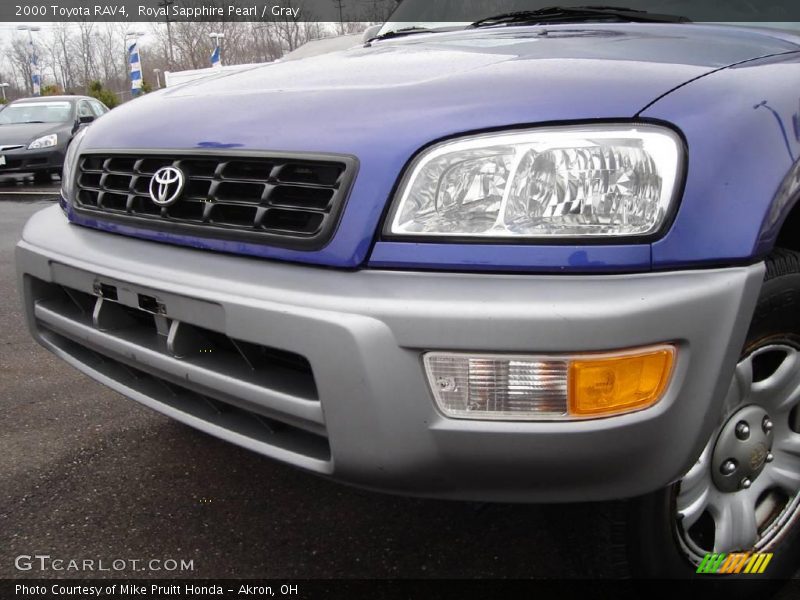 Royal Sapphire Pearl / Gray 2000 Toyota RAV4