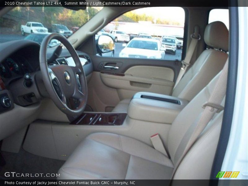 Summit White / Light Cashmere/Dark Cashmere 2010 Chevrolet Tahoe LTZ 4x4
