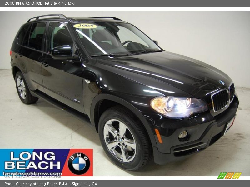 Jet Black / Black 2008 BMW X5 3.0si