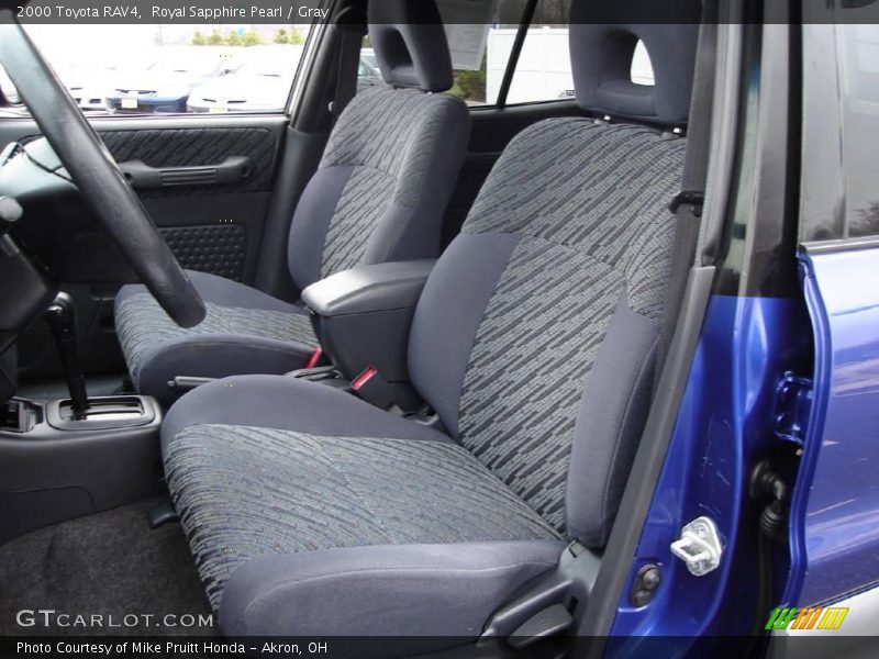 Royal Sapphire Pearl / Gray 2000 Toyota RAV4