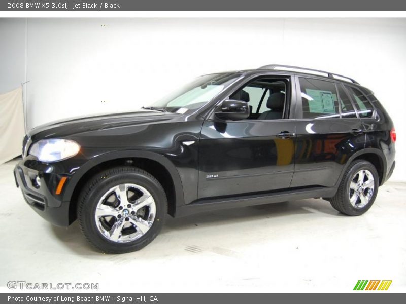 Jet Black / Black 2008 BMW X5 3.0si