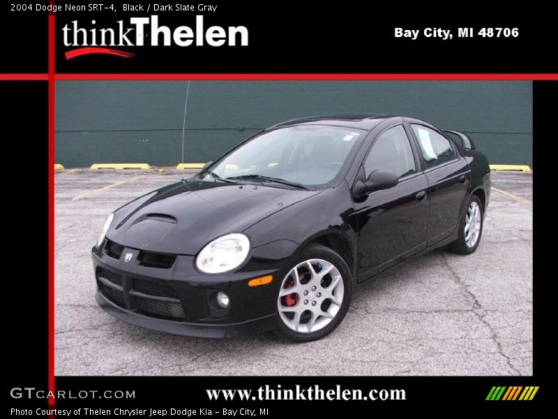 Black / Dark Slate Gray 2004 Dodge Neon SRT-4