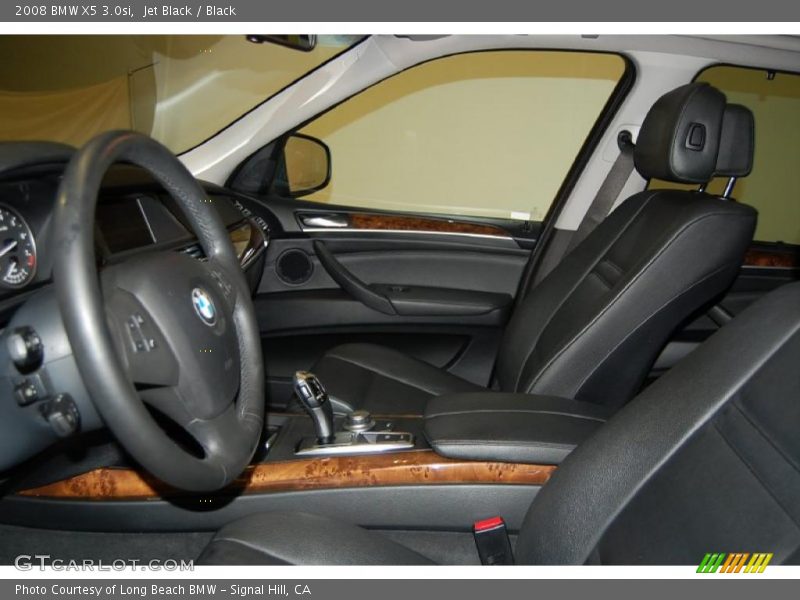 Jet Black / Black 2008 BMW X5 3.0si
