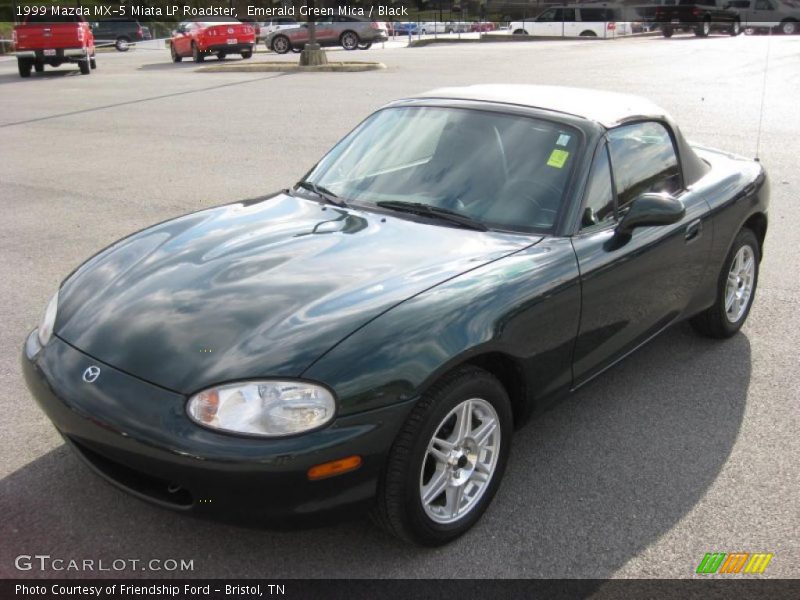 Emerald Green Mica / Black 1999 Mazda MX-5 Miata LP Roadster