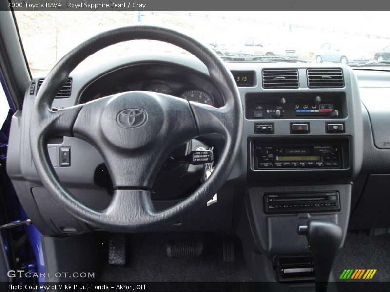 Royal Sapphire Pearl / Gray 2000 Toyota RAV4
