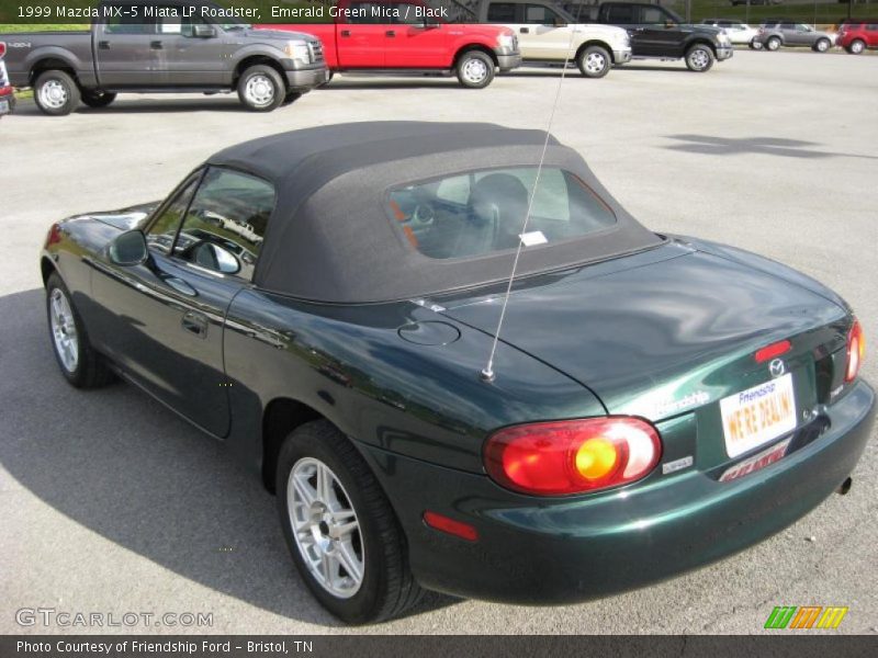 Emerald Green Mica / Black 1999 Mazda MX-5 Miata LP Roadster