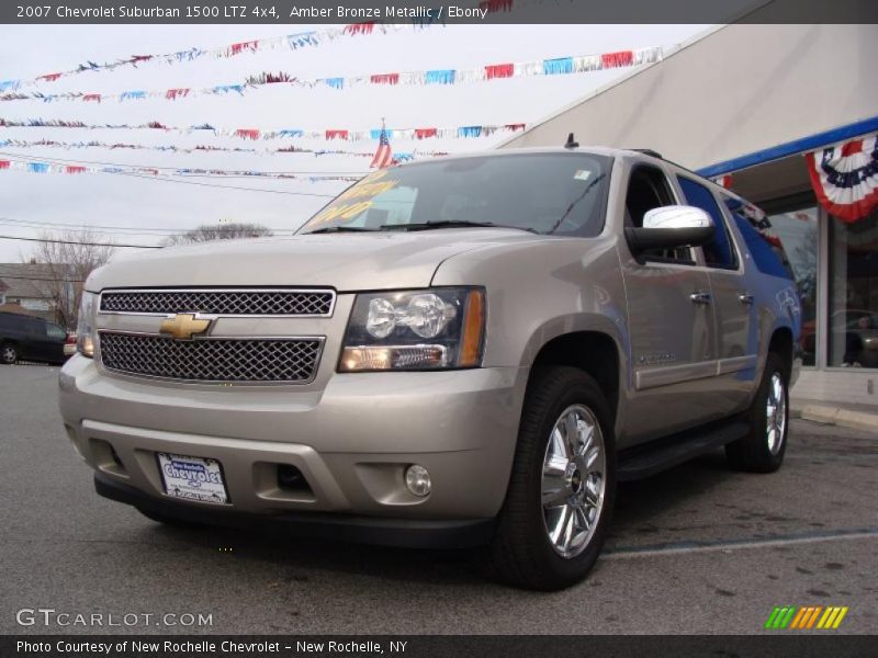 Amber Bronze Metallic / Ebony 2007 Chevrolet Suburban 1500 LTZ 4x4
