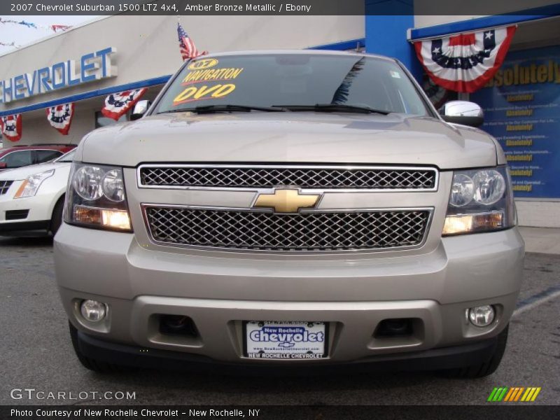 Amber Bronze Metallic / Ebony 2007 Chevrolet Suburban 1500 LTZ 4x4