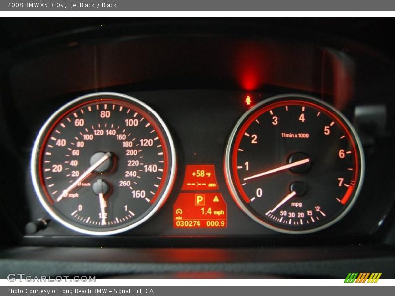 Jet Black / Black 2008 BMW X5 3.0si