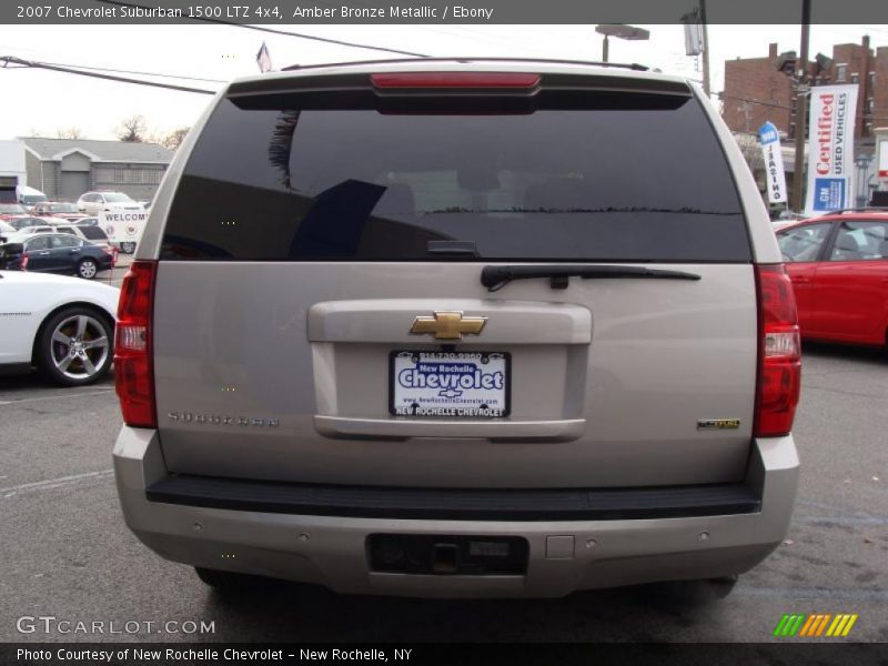 Amber Bronze Metallic / Ebony 2007 Chevrolet Suburban 1500 LTZ 4x4