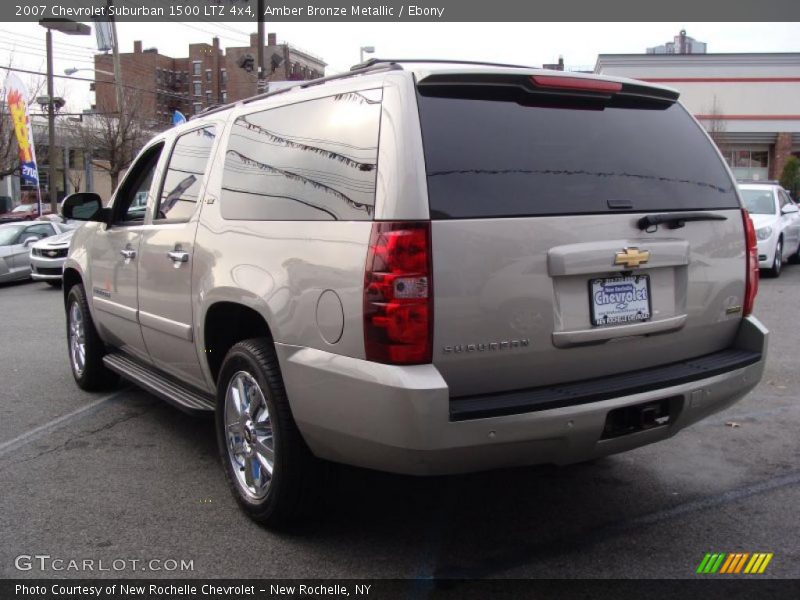 Amber Bronze Metallic / Ebony 2007 Chevrolet Suburban 1500 LTZ 4x4