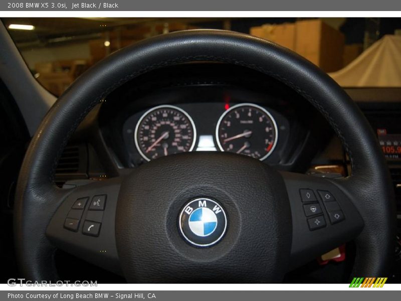 Jet Black / Black 2008 BMW X5 3.0si