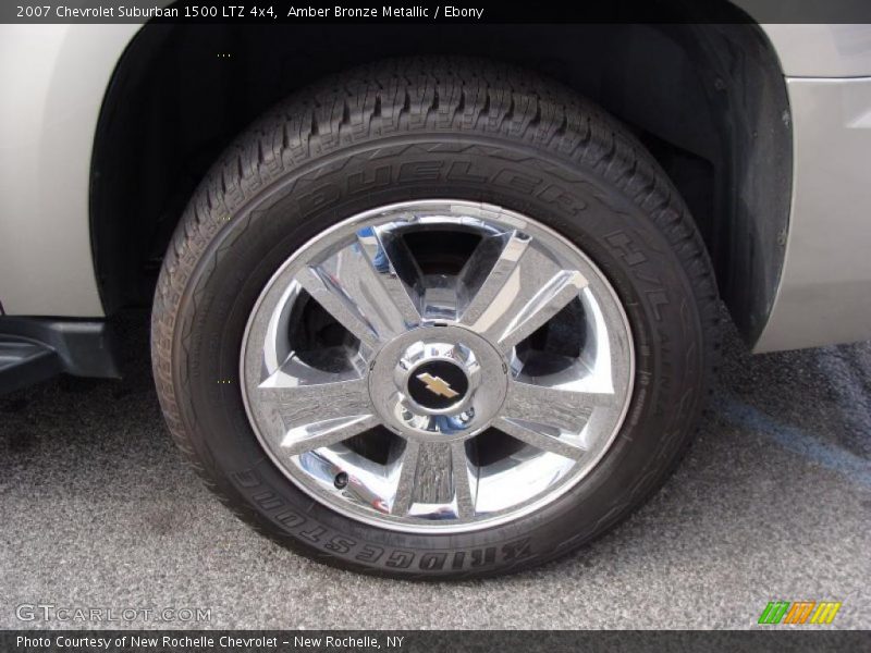 Amber Bronze Metallic / Ebony 2007 Chevrolet Suburban 1500 LTZ 4x4