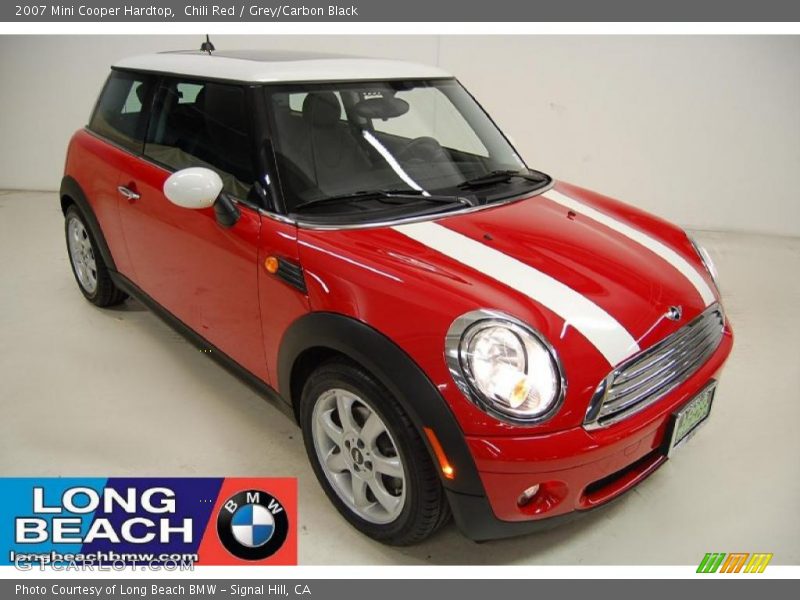Chili Red / Grey/Carbon Black 2007 Mini Cooper Hardtop