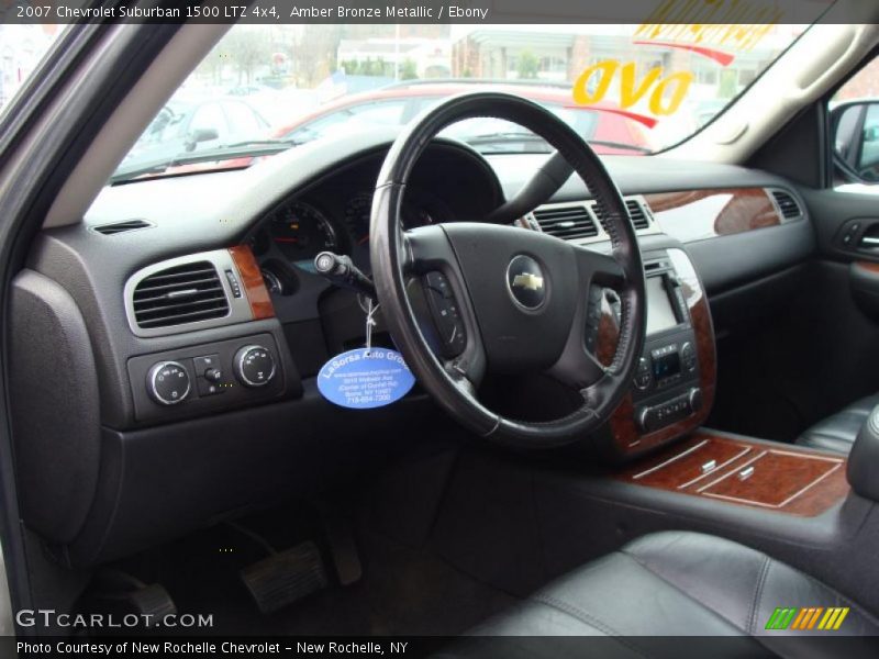 Amber Bronze Metallic / Ebony 2007 Chevrolet Suburban 1500 LTZ 4x4