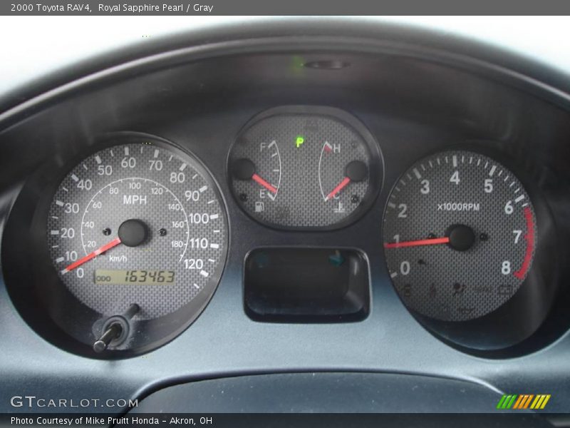 Royal Sapphire Pearl / Gray 2000 Toyota RAV4