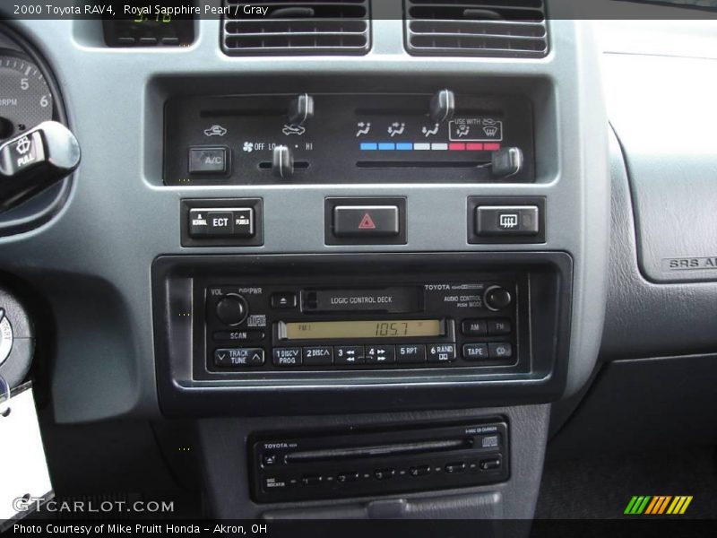 Royal Sapphire Pearl / Gray 2000 Toyota RAV4