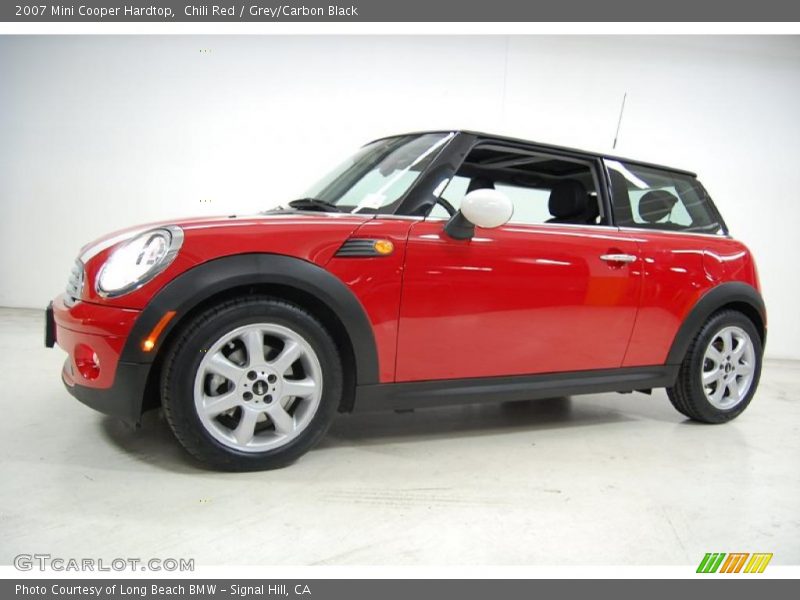 Chili Red / Grey/Carbon Black 2007 Mini Cooper Hardtop