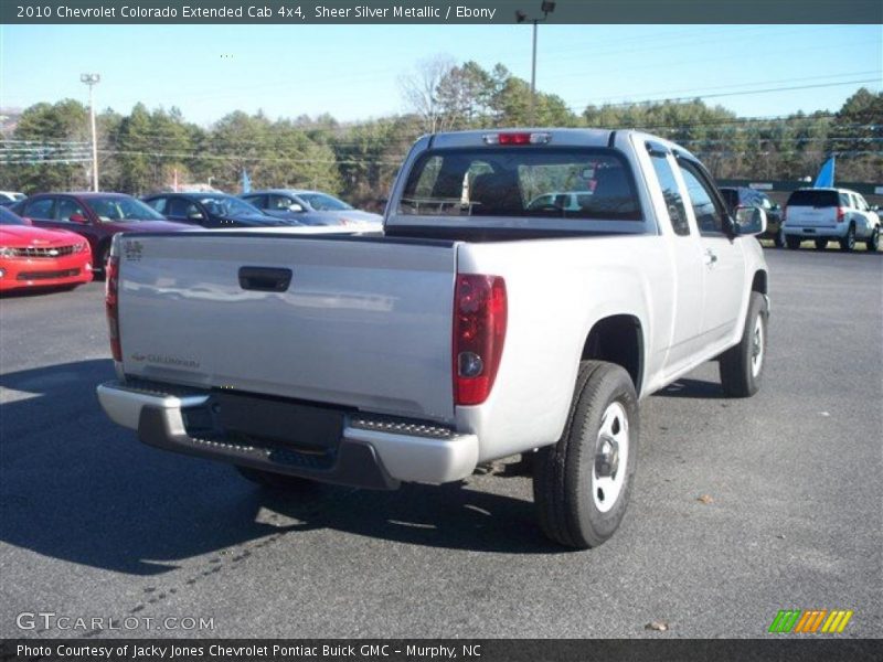 Sheer Silver Metallic / Ebony 2010 Chevrolet Colorado Extended Cab 4x4