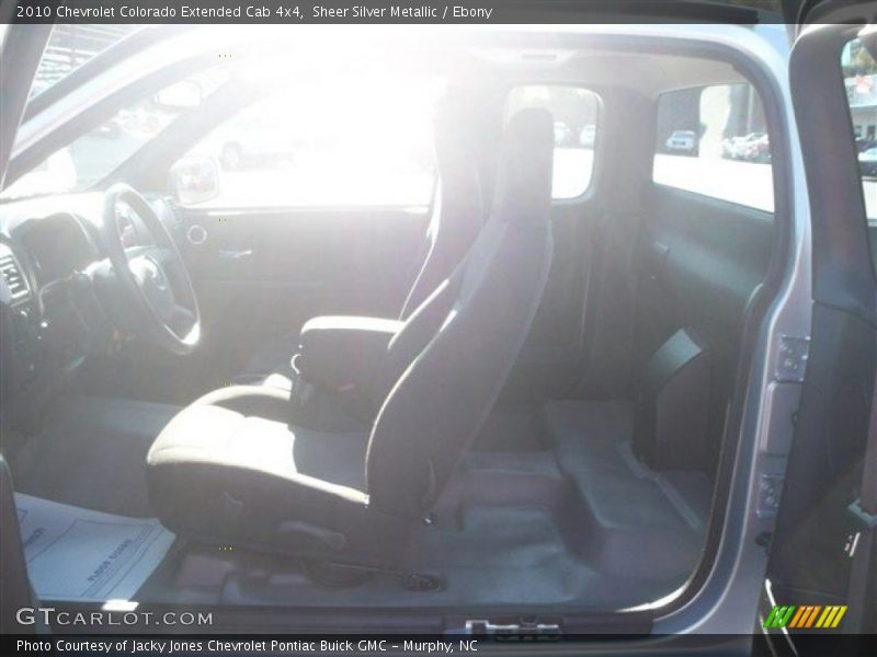 Sheer Silver Metallic / Ebony 2010 Chevrolet Colorado Extended Cab 4x4