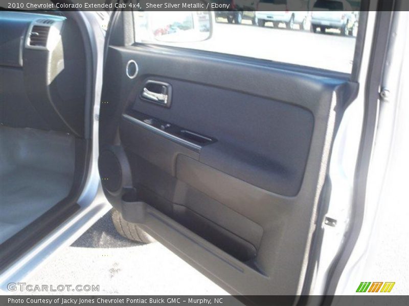 Sheer Silver Metallic / Ebony 2010 Chevrolet Colorado Extended Cab 4x4