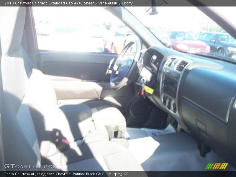 Sheer Silver Metallic / Ebony 2010 Chevrolet Colorado Extended Cab 4x4