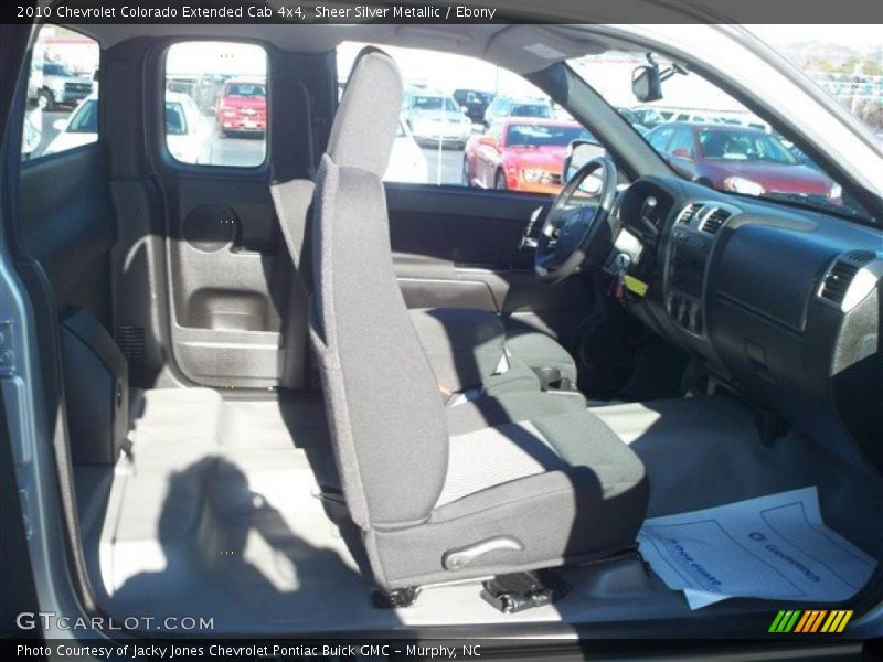 Sheer Silver Metallic / Ebony 2010 Chevrolet Colorado Extended Cab 4x4