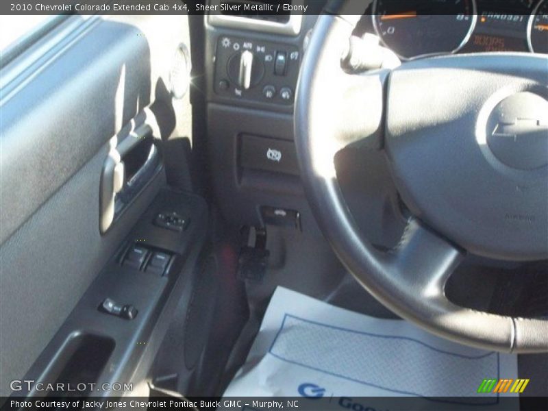 Sheer Silver Metallic / Ebony 2010 Chevrolet Colorado Extended Cab 4x4