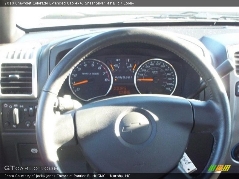 Sheer Silver Metallic / Ebony 2010 Chevrolet Colorado Extended Cab 4x4