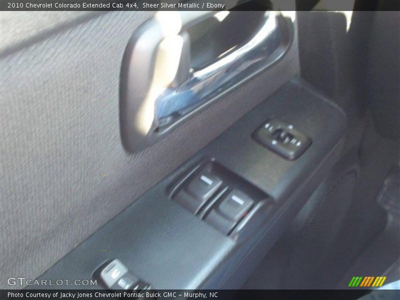 Sheer Silver Metallic / Ebony 2010 Chevrolet Colorado Extended Cab 4x4