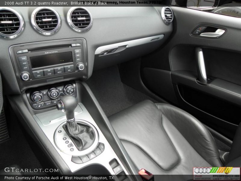 Brilliant Black / Black 2008 Audi TT 3.2 quattro Roadster