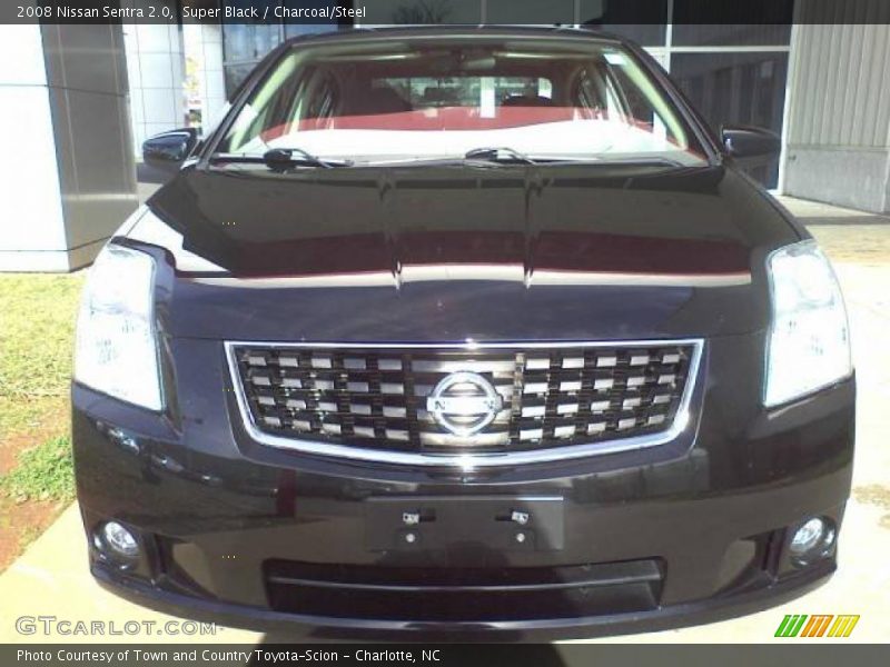Super Black / Charcoal/Steel 2008 Nissan Sentra 2.0
