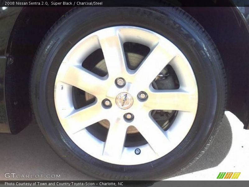 Super Black / Charcoal/Steel 2008 Nissan Sentra 2.0