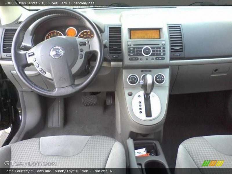 Super Black / Charcoal/Steel 2008 Nissan Sentra 2.0