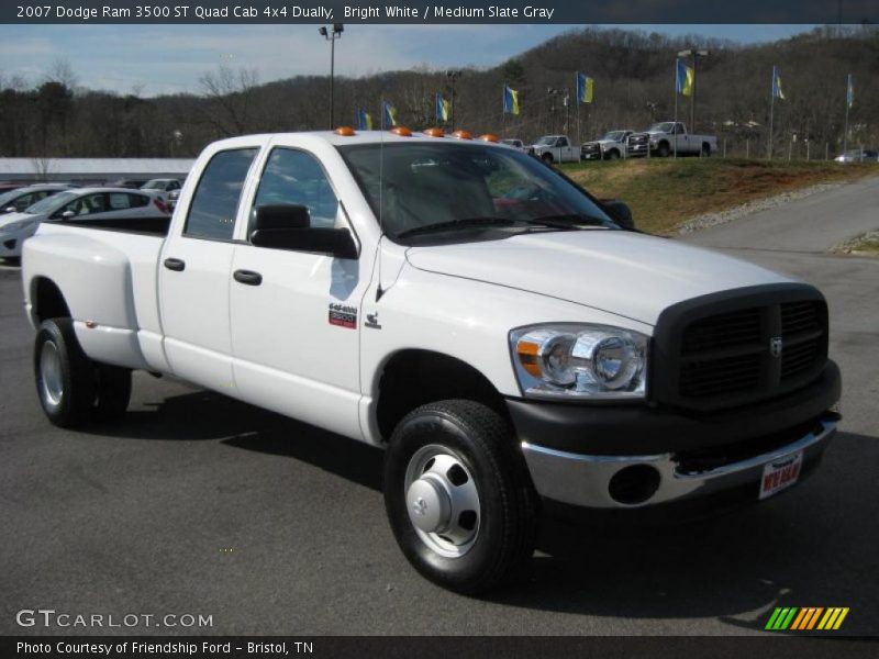 Front 3/4 View of 2007 Ram 3500 ST Quad Cab 4x4 Dually