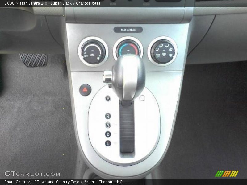 Super Black / Charcoal/Steel 2008 Nissan Sentra 2.0