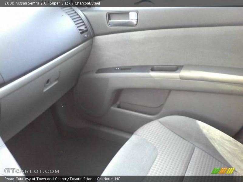 Super Black / Charcoal/Steel 2008 Nissan Sentra 2.0