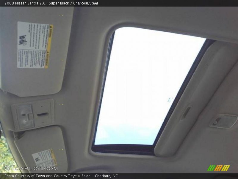 Super Black / Charcoal/Steel 2008 Nissan Sentra 2.0
